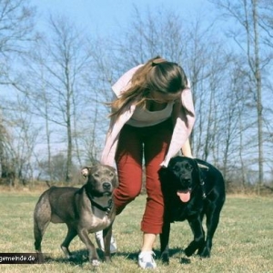 Astrid mit Nike & Kalle