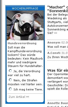 Meine Ayla Im Stuttgarter Wochenblatt "08.10.2009"