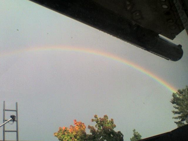 Regenbogen über Den Dächern Von Nürnberg