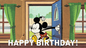 Happy Birthday GIF by Mickey Mouse