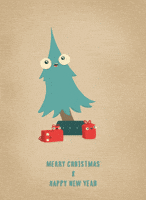 Merry Christmas Animation GIF by Lisa Vertudaches